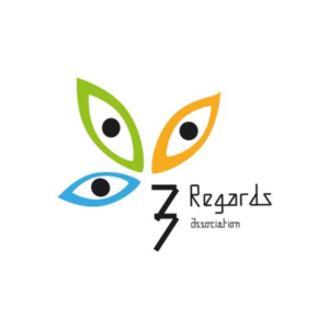 logo association trois regards (rennes) : ateliers de sensibilisation auprès d'enfants sur l'égalité filles garçons